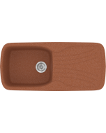 Sanitec Νεροχύτης 308 Classic 97×51 308-20-Granite-Terracota