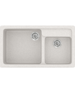 Sanitec Νεροχύτης 317 Classic 90×51 317-14-Metallic-Ice