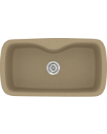 Sanitec Νεροχύτης 321 Classic 83×51 321-15-Metallic-Cream