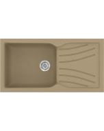 Sanitec Νεροχύτης 324 Classic 100×50 324-15-Metallic-Cream
