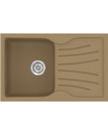 Sanitec Νεροχύτης 327 Classic 78×50 327-16-Metallic-Coffee