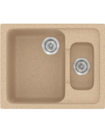 Sanitec Νεροχύτης 330 Classic 62×51 330-10-Granite-Beige