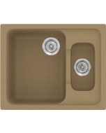 Sanitec Νεροχύτης 330 Classic 62×51 330-16-Metallic-Coffee
