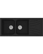 Sanitec Νεροχύτης 332 Classic 115×50 332-05-Granite-Black