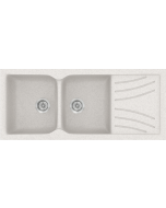 Sanitec Νεροχύτης 332 Classic 115×50 332-14-Metallic-Ice