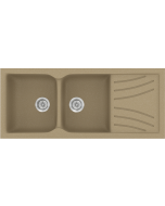 Sanitec Νεροχύτης 332 Classic 115×50 332-15-Metallic-Cream