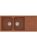 Sanitec Νεροχύτης 332 Classic 115×50 332-20-Granite-Terracota