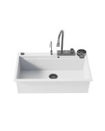 Sanitec Νεροχύτης 850 Multi Ultra Granite 79×50 850-30-Bianco-8046