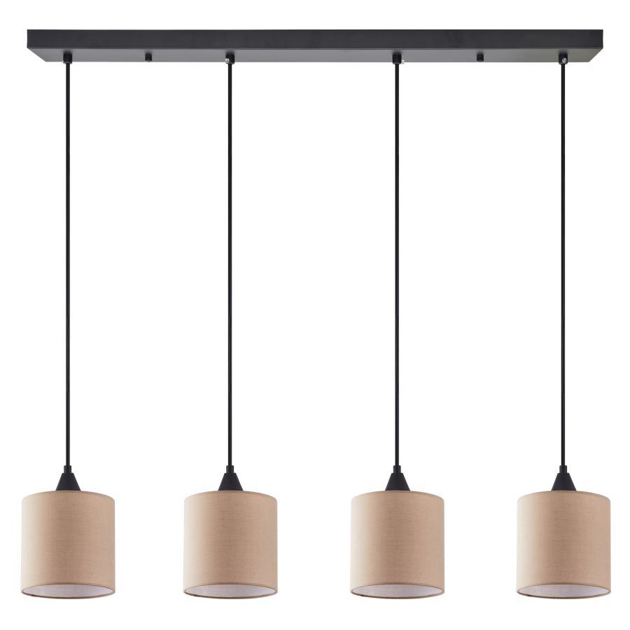 SE21-BL-B10-4BL-SH3 ADEPT PENDANT Brown Shade Pendant+ HOMELIGHTING 77-9023
