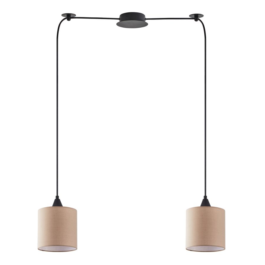 SE21-BL-B10-BL2-SH3 ADEPT PENDANT Brown Shade Pendant+ HOMELIGHTING 77-9014