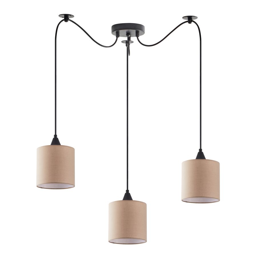 SE21-BL-B10-BL3-SH3 ADEPT PENDANT Brown Shaade Pendant+ HOMELIGHTING 77-9017