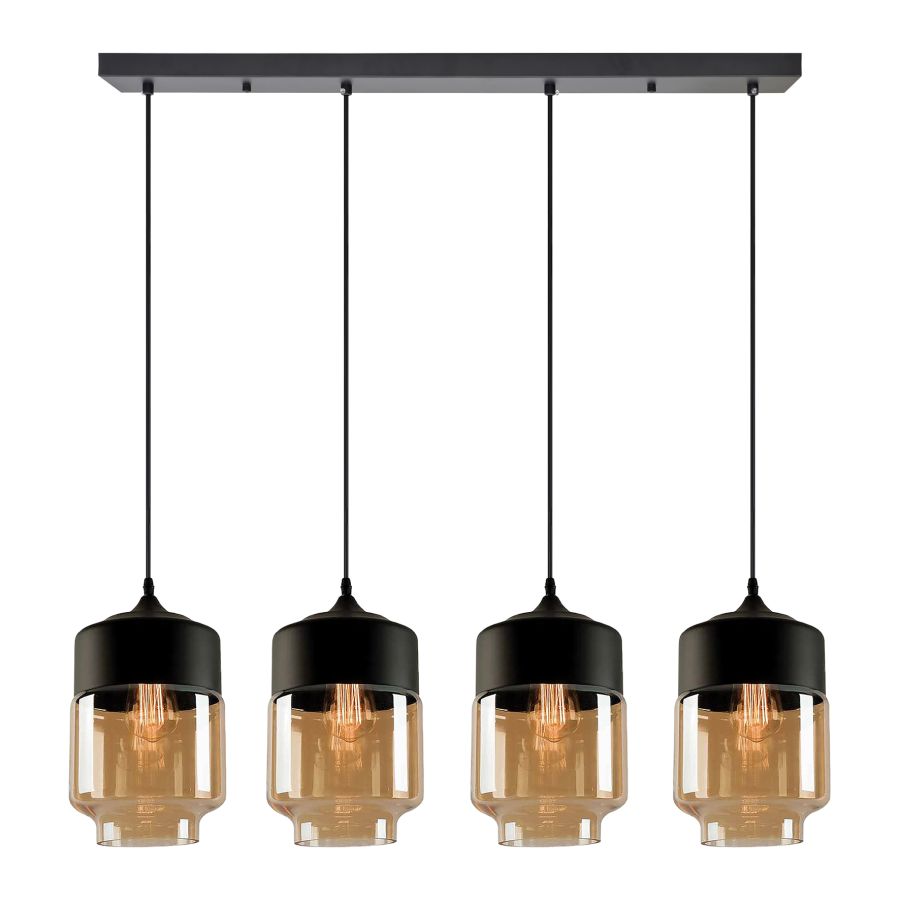 SE21-HN-18-30-4BL+ GABY Honey Glass Pendant+ HOMELIGHTING 77-8790