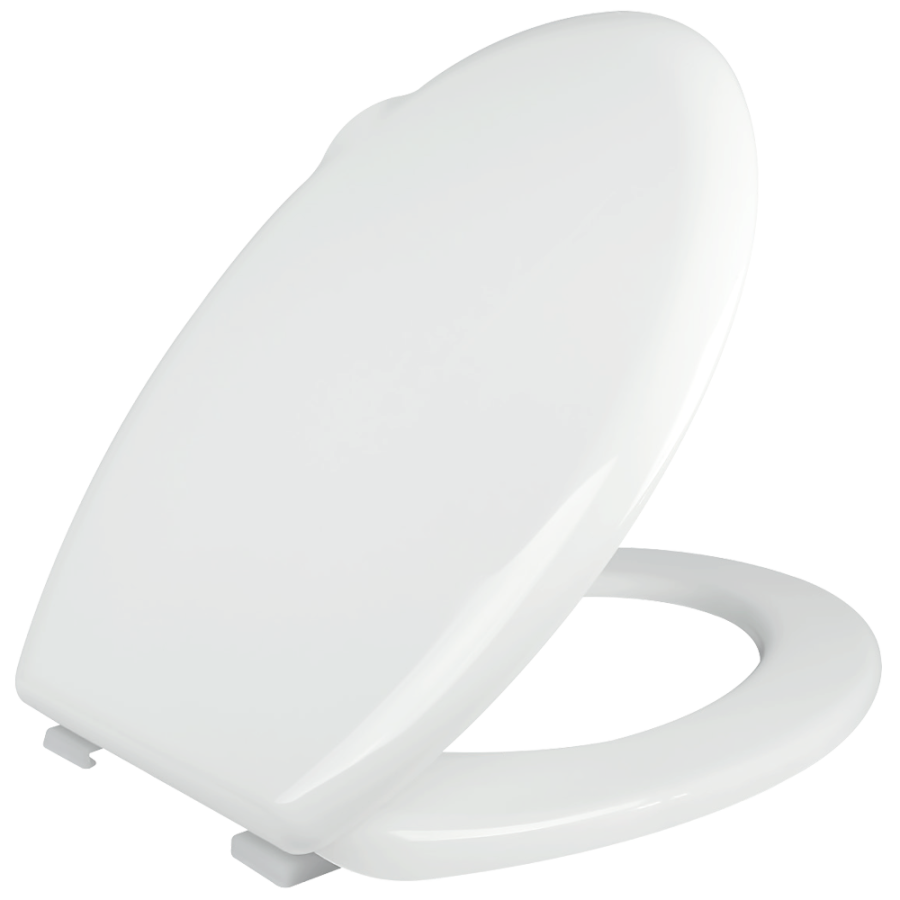 Κάλυμμα Λεκάνης Universal Λευκό Πλαστικό γαι Vitruvit, Kerafina Οπές 16-18εκ.  Μ45 εκ. Π37εκ. Elvit 0001