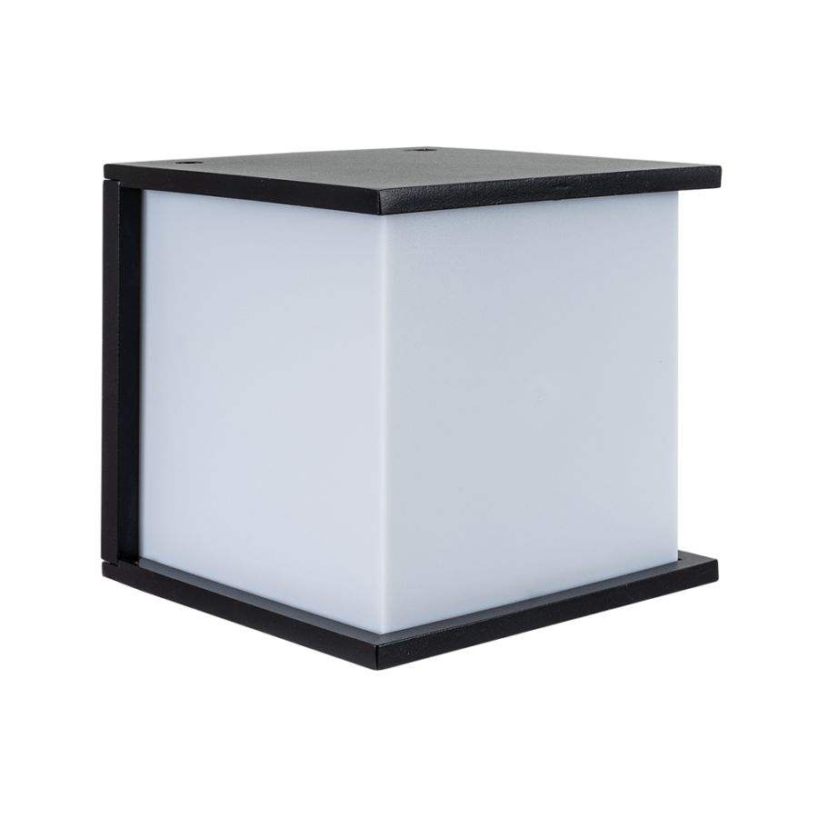 WLC 1843 BK ΑΠΛIKA  ΚΥΒΟΣ ΜΑΥΡΟ ΠΟΛΥΚ/ΤΟ 1ΧΕ27 ARlight 0144095