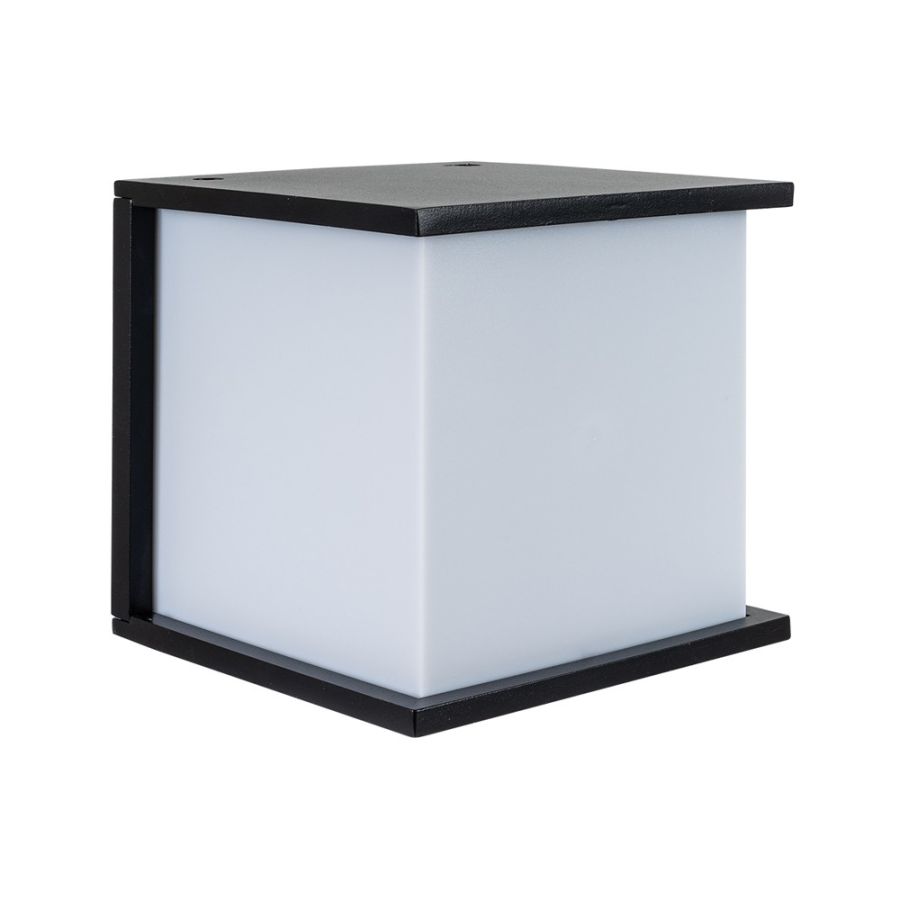 WLC 1843 BK ΑΠΛIKA  ΚΥΒΟΣ ΜΑΥΡΟ ΠΟΛΥΚ/ΤΟ 1ΧΕ27 ARlight 0144095