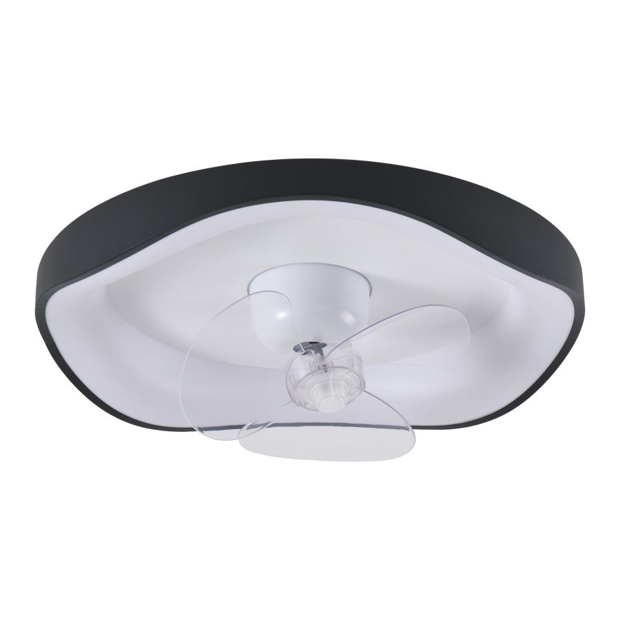 CFC 9509 BK ΑΝΕΜΙΣΤΗΡΑΣ   ΜΑΥΡΟΣ ΟΡΟΦΗΣ ΚΙΝΟΥΜΕΝΗ ΚΕΦΑΛΗ 30W,  LED,CCT , DIMMER,CONTROL ARlight 0334010