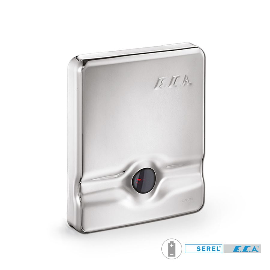 Φλουσόμετρο Ουρητηρίου Ηλεκτρονικό Εντοιχισμού (μπαταρίας λιθίου 6V) SEREL ECA Chrome 102111080-100