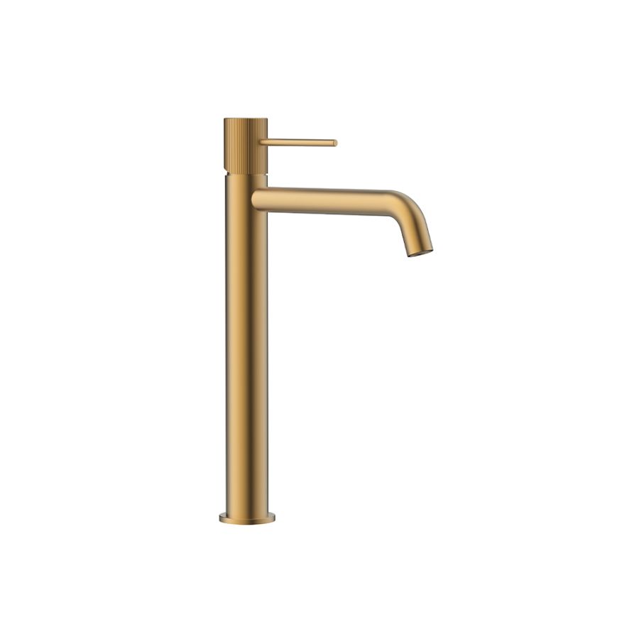Orabella Preciosa Brushed gold Ψηλή - Μπαταρία νιπτήρος 10375