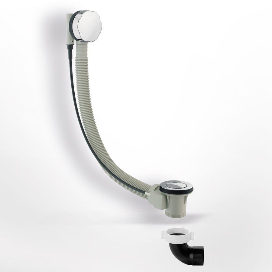 Αυτόματη βαλβίδα μπανιέρας  Chrome 104-100