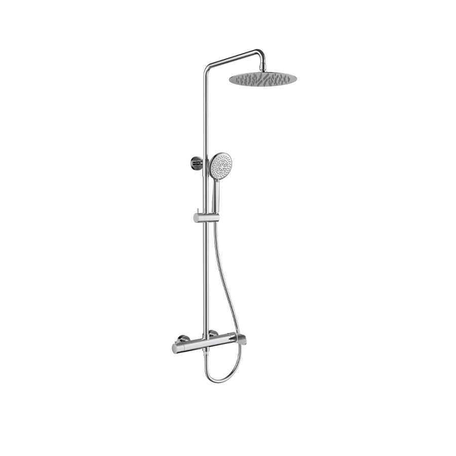 Orabella Oval - Στήλη ντουζ με στρόγγυλη κεφαλή Φ250 Χρωμέ 10460