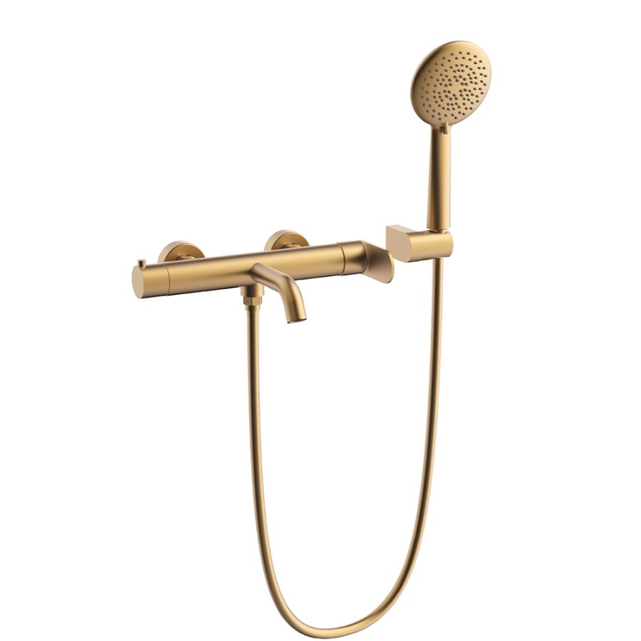 Orabella Oval Brushed gold - Μπαταρία Λουτρού 10470