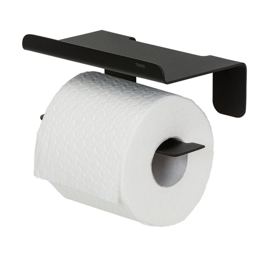 Tiger Colar Χαρτοθήκη με Ράφι Black 1314230746  1314230746