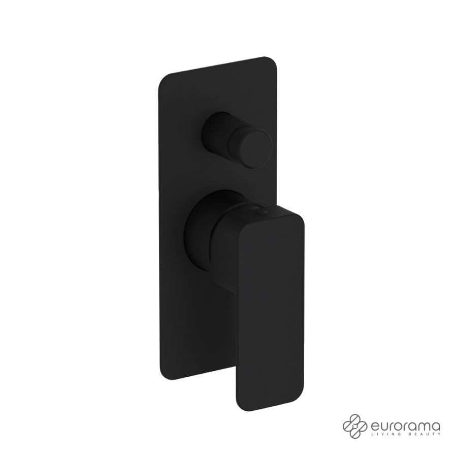 Μίκτης Εντοιχισμού 2 Εξόδων Quadra Eurorama Black Matt 144030SL-400
