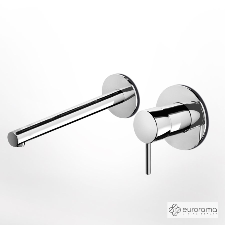 Μπαταρία Νιπτήρα Τοίχου Tonda Eurorama Chrome 145904-100