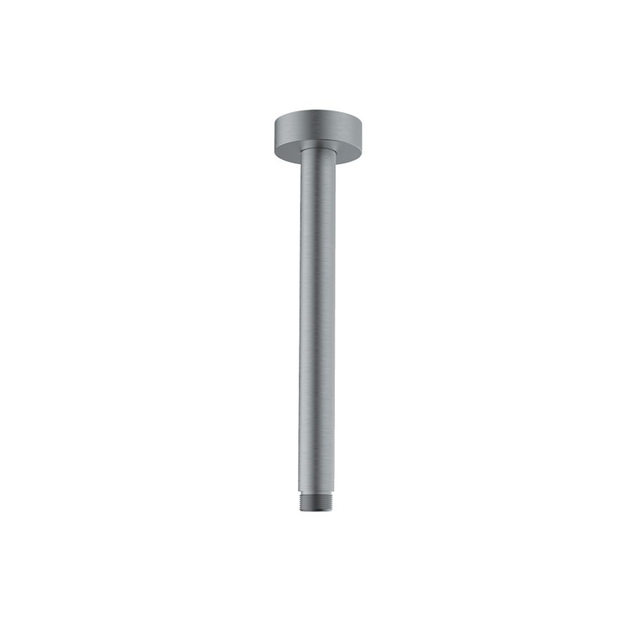 Βραχίονας Ντουζ Οροφής Στρόγγυλος – 17 cm Gun metal light 15231