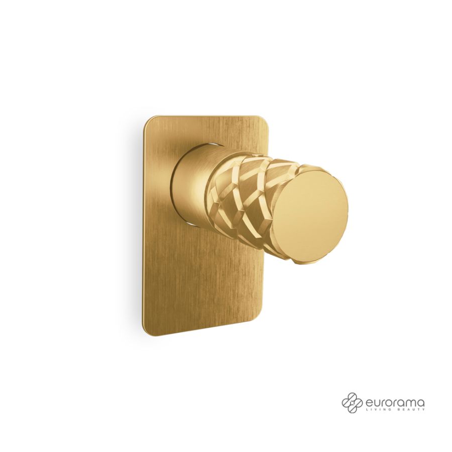 Μίκτης Εντοιχισμού 1 Εξόδου Eletta Chester Eurorama Brushed Gold 168055SL-201