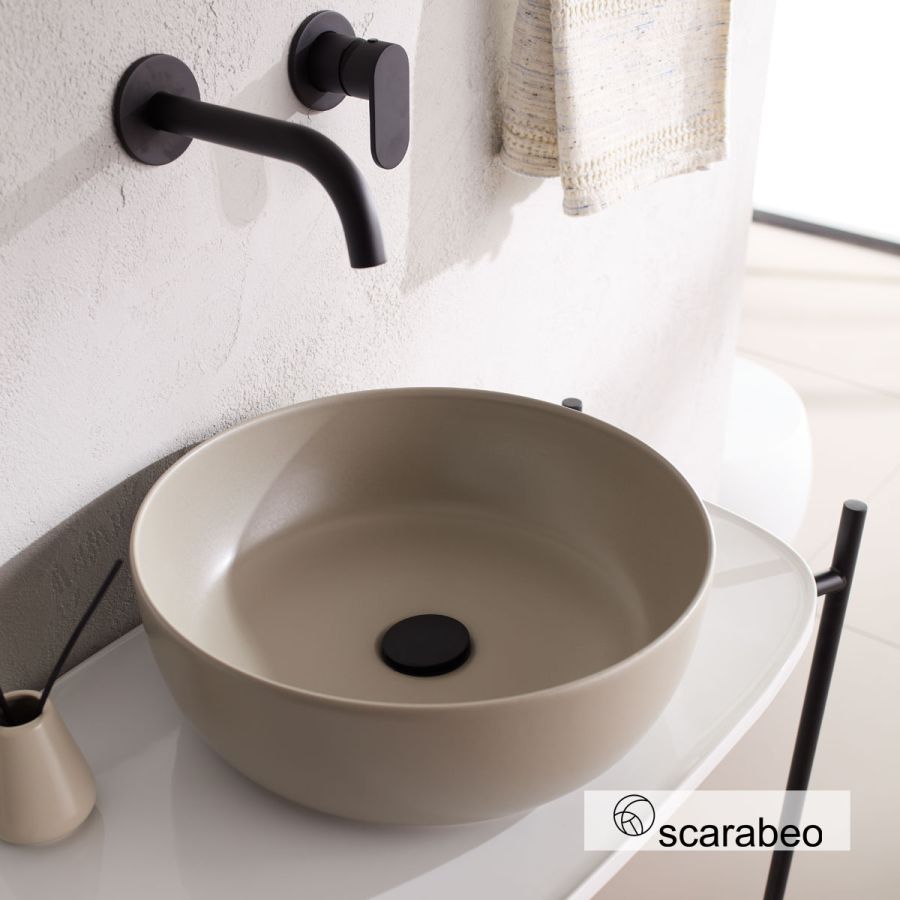 Νιπτήρας Πορσελάνης Glam Φ33 Scarabeo Sand 1808-510