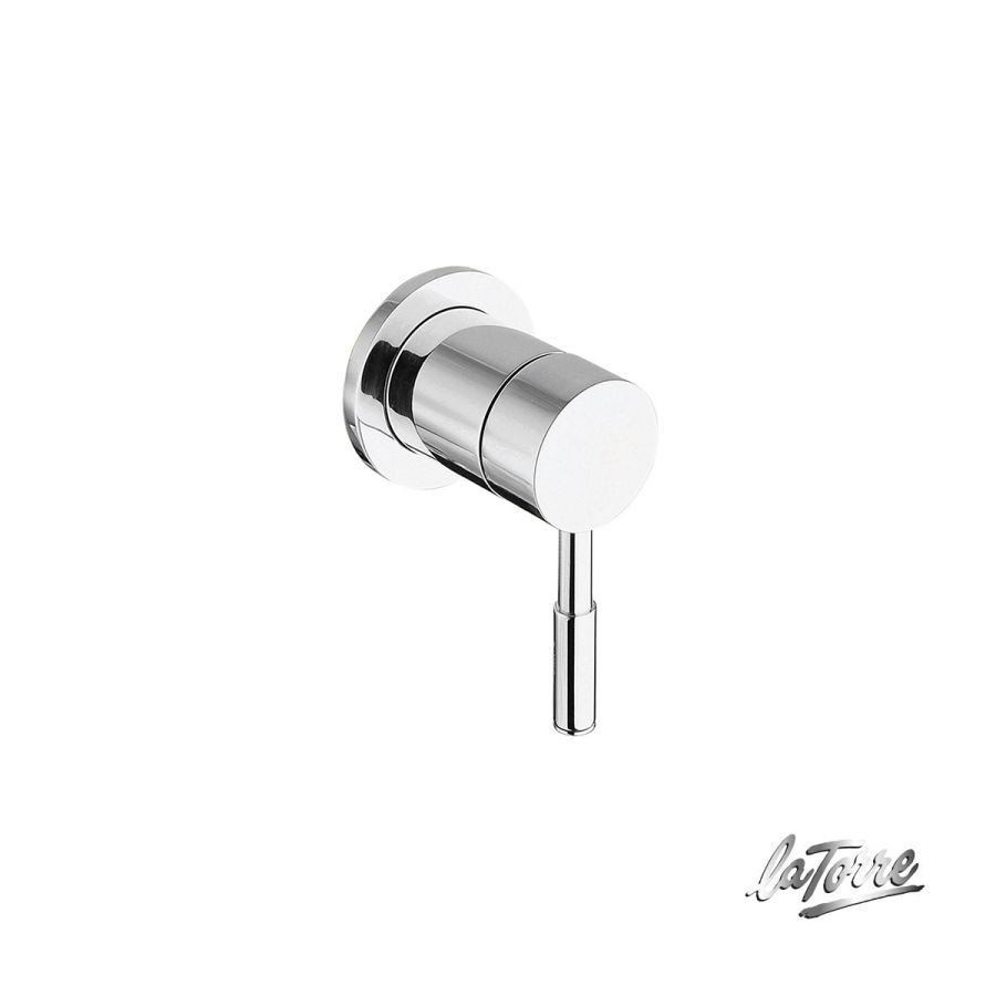 Εκτροπέας 3 εξόδων για εντοιχισμένο σύστημα ντουζιέρας, Tech La Torre Chrome 12151N-100