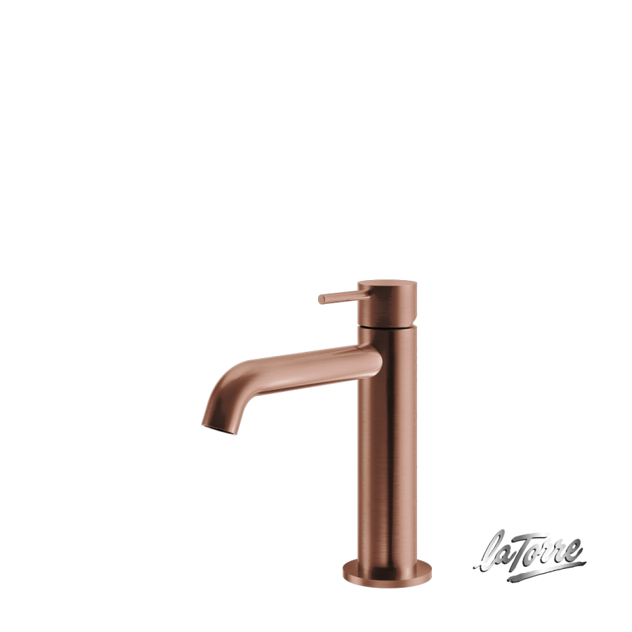 Μπαταρία Νιπτήρα με Βαλβίδα Clic-Clac Elle316 La Torre  PVD Rose-Gold 35004-811