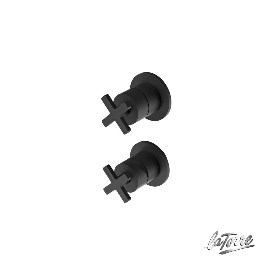 Μίκτης Εντοιχισμού 3 Εξόδων Elle Cross La Torre Black Matt 38316-400