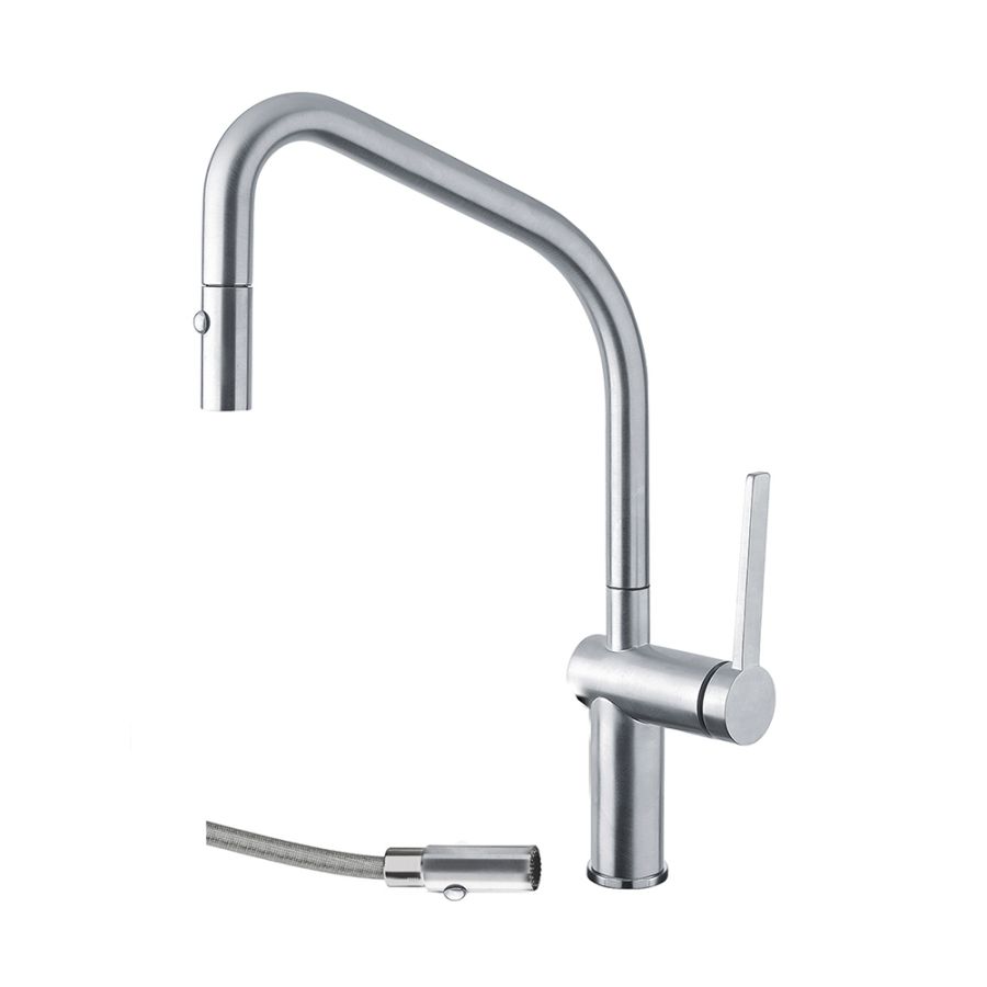 Orabella by Armando Vicario Vento - Μπαταρία Κουζίνας με μεταλλικό αποσπώμενο ντουζ 2 ροών 20103