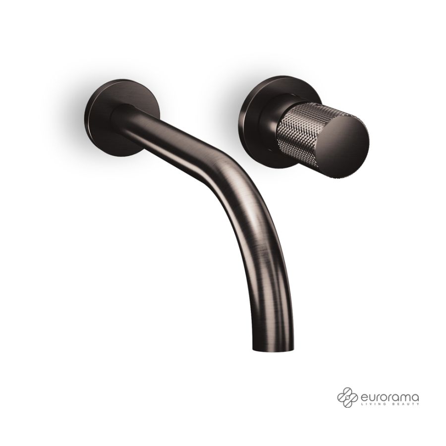 Μπαταρία Νιπτήρα Τοίχου Eletta Tecno Eurorama Black Brushed 167954-410