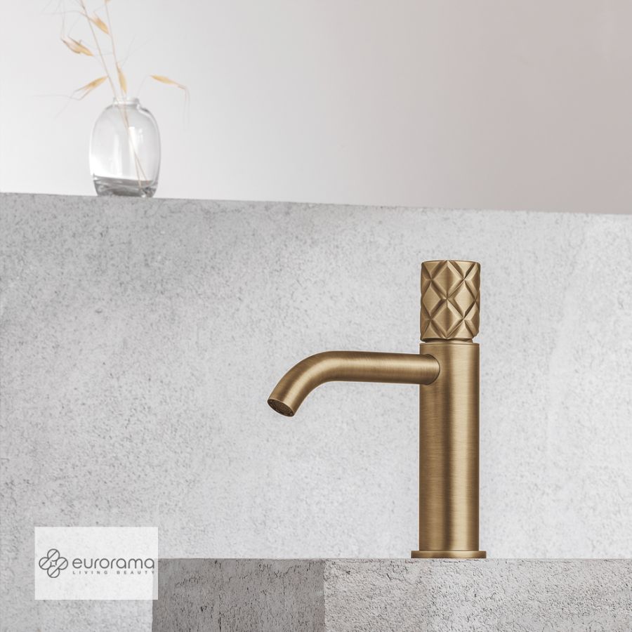 Μπαταρία Νιπτήρα με Βαλβίδα Clic-Clac Eletta Chester Eurorama Bronze Brushed 168309-221