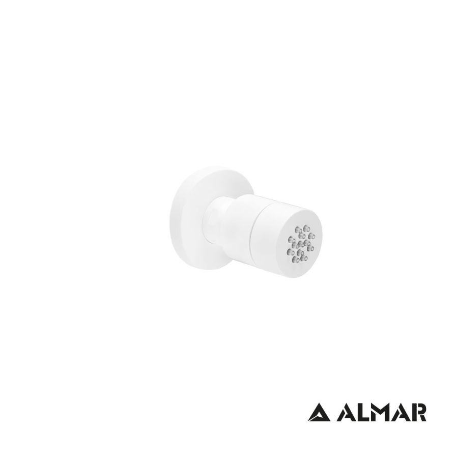 Ανακλινόμενο Jet Round για εντοιχισμένο σύστημα ντουζιέρας, White Matt E044030-300