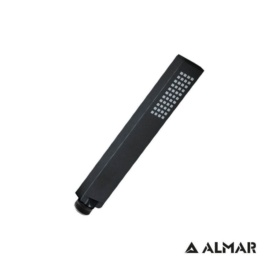 Τηλέφωνο Ντους Μαύρο Ματ 18,6 εκ. Eurorama Quadra Black Thin E082070-400  