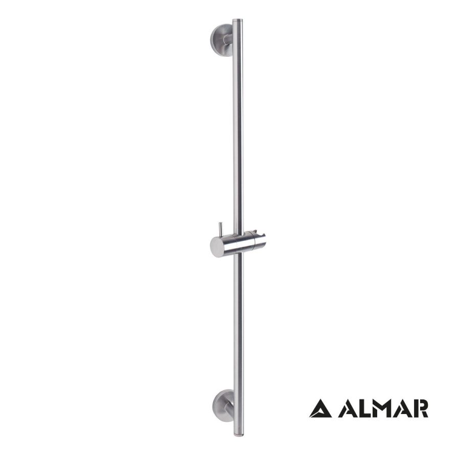 Βέργα Ντους Inox 70εκ. με βάση τηλεφώνου μεταβλητού ύψους Sintesi Armar E087001-110 
