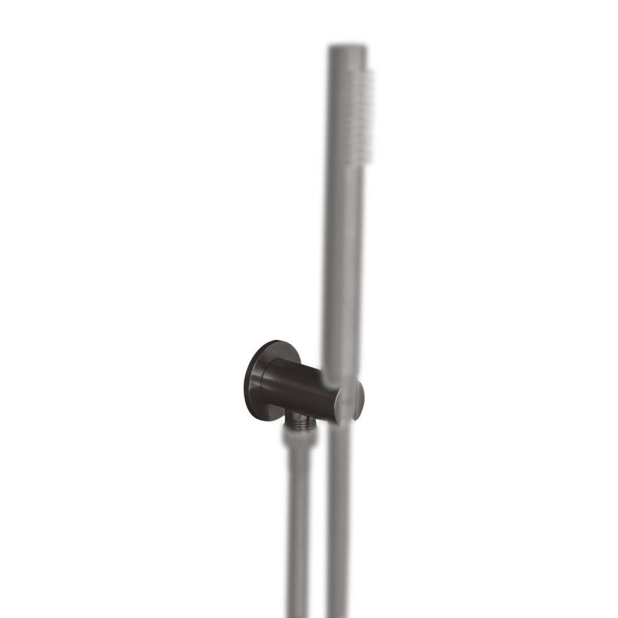 Παροχή Νερού με Στήριγμα Τηλεφώνου AISI316 Inox PVD Black Brushed N10131-411