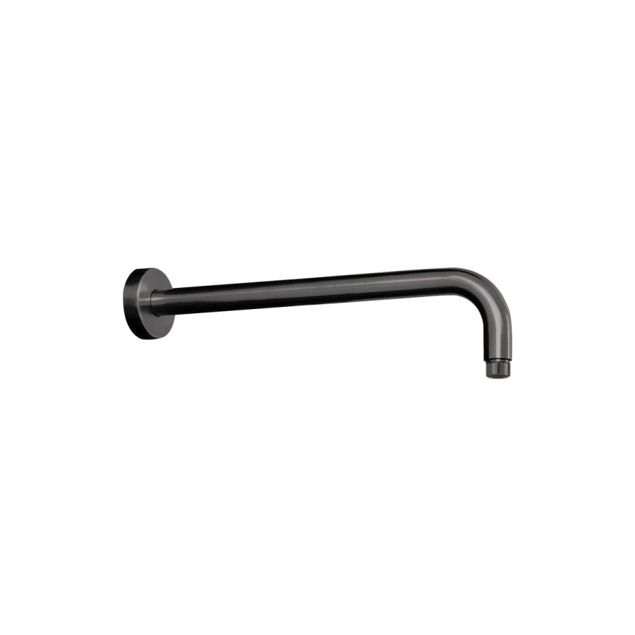 Βραχίονας Τοίχου Στρογγυλός 35εκ. AISI316 Inox PVD Black Brushed N13500-411