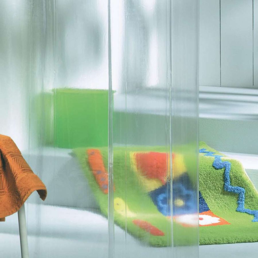 Clear 180x200 transparent κουρτίνα μπάνιου πλαστική Sealskin 210041300