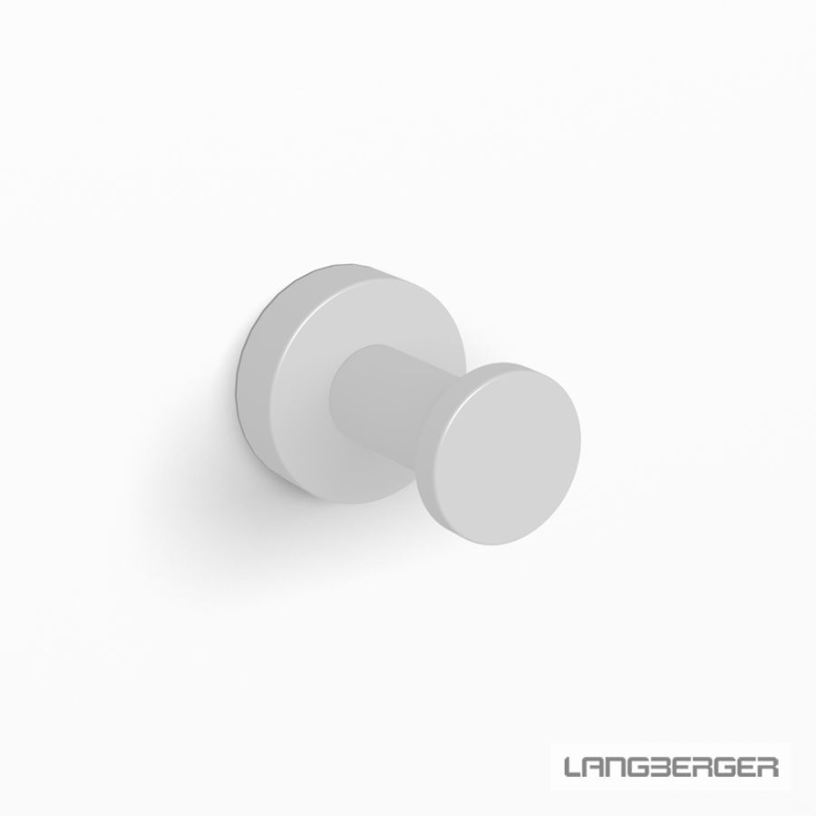 Άγκιστρο μπάνιου 4 εκ. Langberger White Matt 21108-31A-300