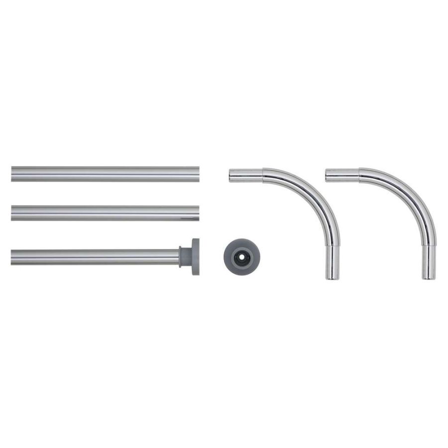 170x80 Ø 20 mm chrome βραχίονας μπάνιου γωνιακός Sealskin  275559018