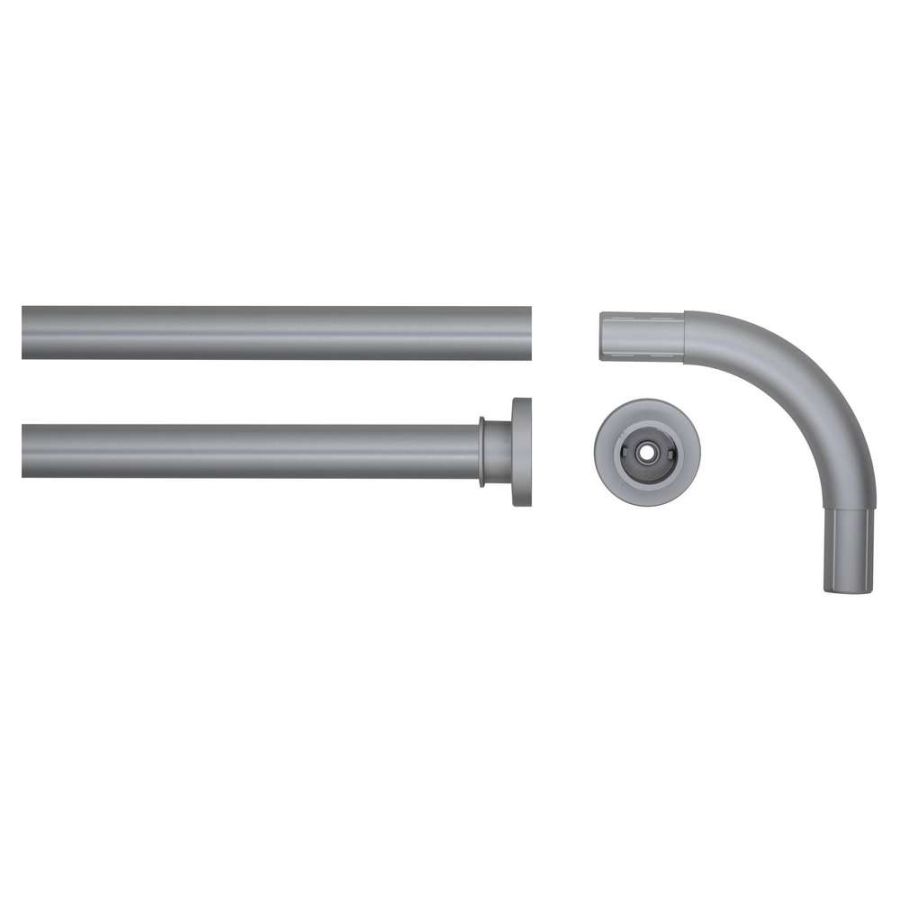 90x90 Ø 28 mm mat aluminum βραχίονας μπάνιου γωνιακός Sealskin  276666205