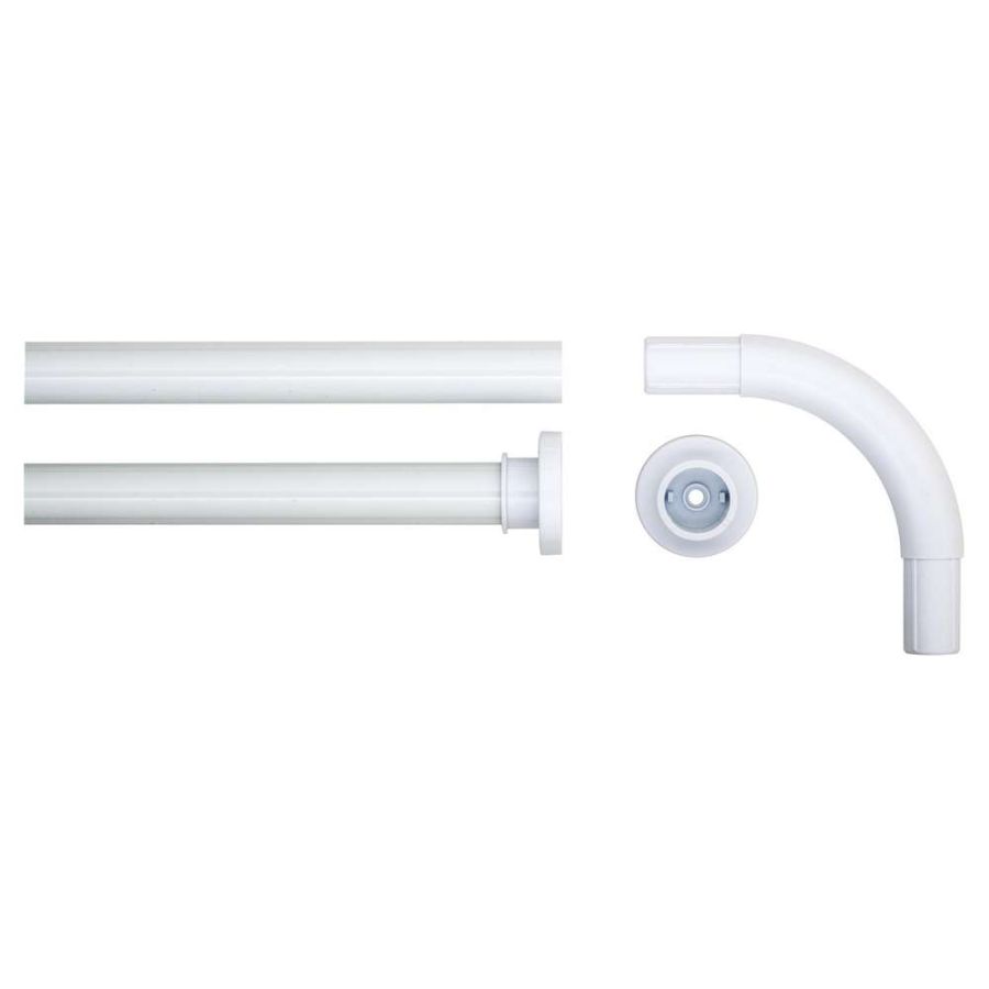 90x90 Ø 28 mm white βραχίονας μπάνιου γωνιακός Sealskin  276666210