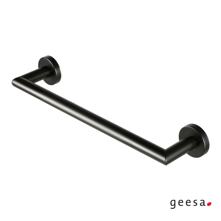 Λαβή Λουτρού / Πετσετοκρεμάστρα 30 εκ.Geesa Nemox Black Matt 6506-400 