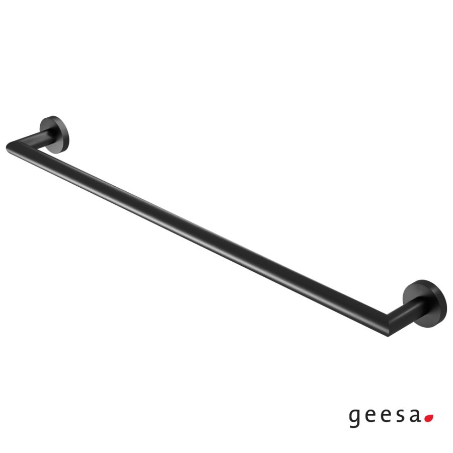 Πετσετοκρεμάστρα 60 εκ.Geesa Nemox Black Matt 6507/60-400  