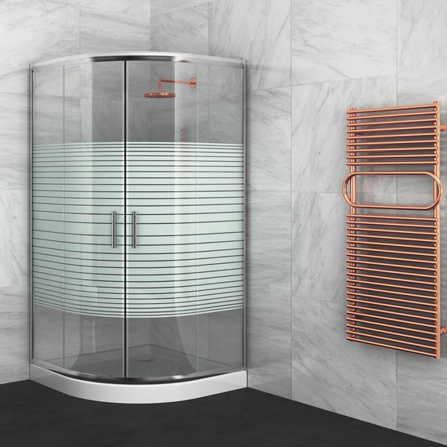 Orabella Signe Angolo Σεριγραφία 90X90 - Καμπίνα Ημικυκλική 30135